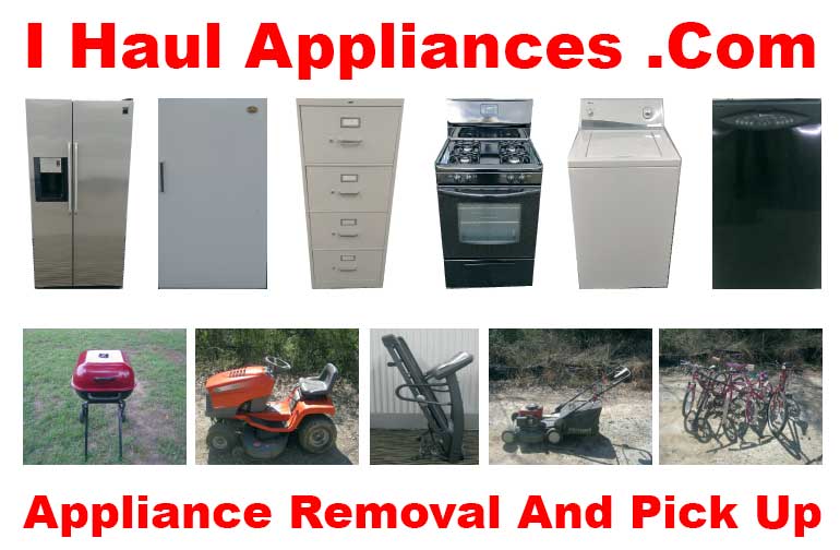 appliance removal and pick up service